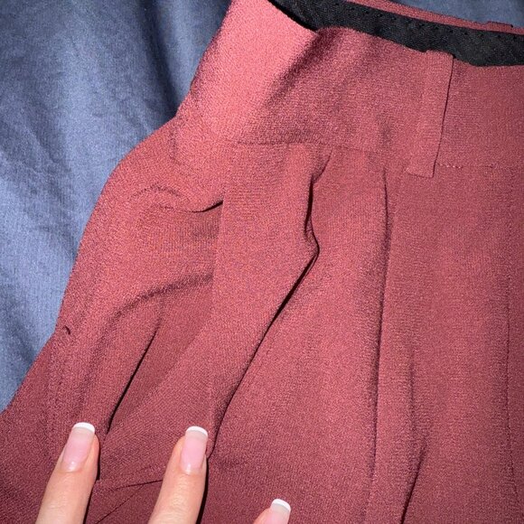 Aritzia Babaton Wilfred Effortless Short 0 NWOT Dusty Rose Pink Trouser - Picture 5 of 5